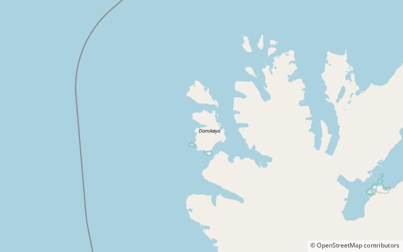 kobbefjorden nordvest spitsbergen national park location map