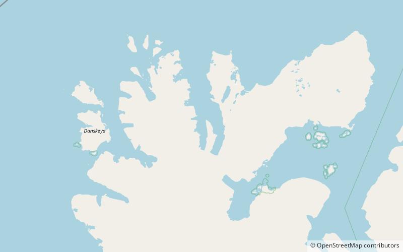 ayerfjorden nordvest spitsbergen nationalpark location map