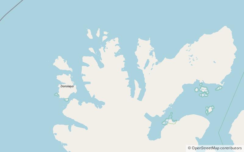 stortinden nordvest spitsbergen national park location map
