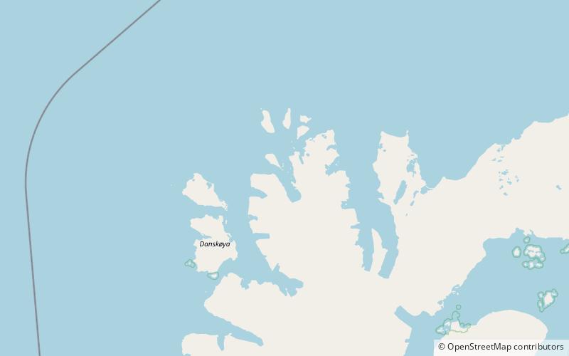 fuglefjorden nordvest spitsbergen nationalpark location map