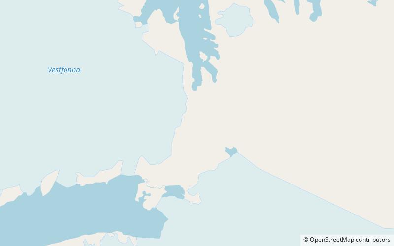 rijpdalen rezerwat przyrody nordaust svalbard location map