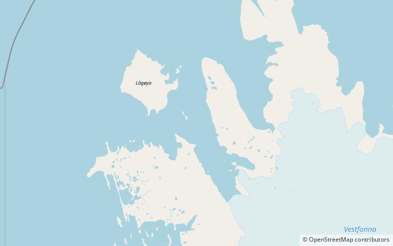 Lady Franklinfjorden location map