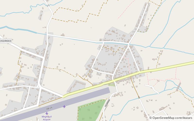 Meghauli location map