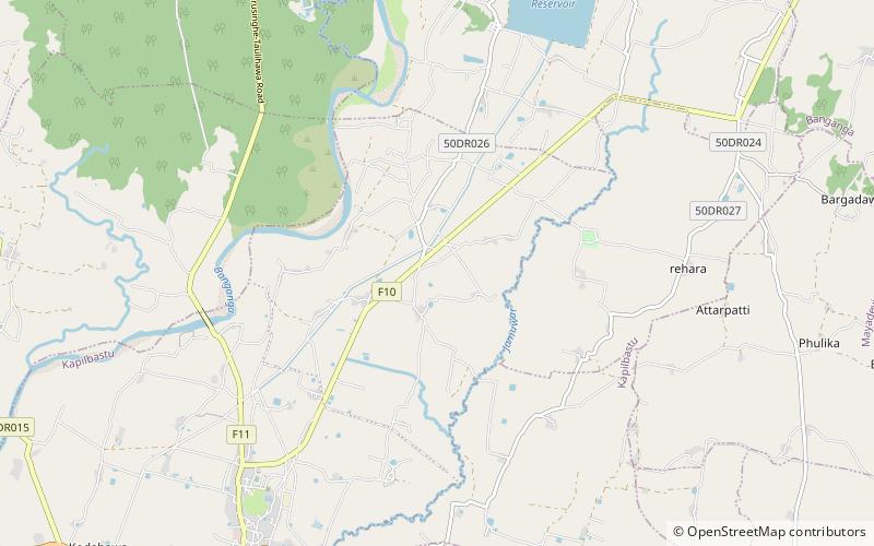Jagdishpur Reservoir location map