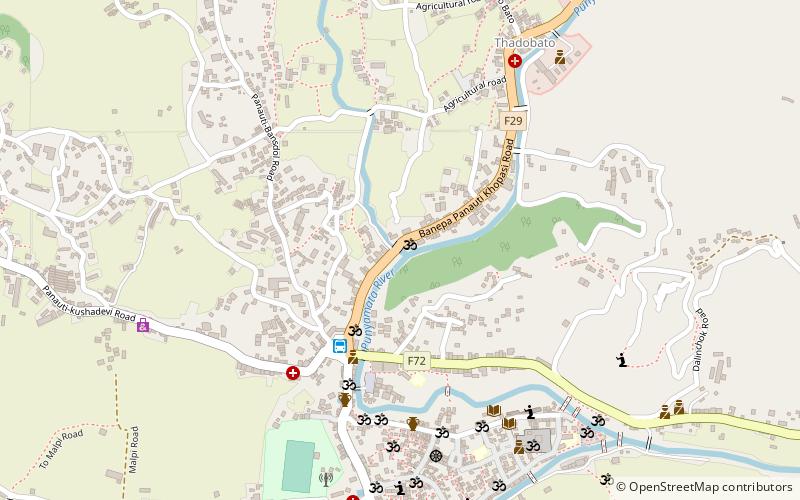 Panauti Road location map