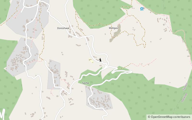 Doleshwor Mahadeva Temple location map