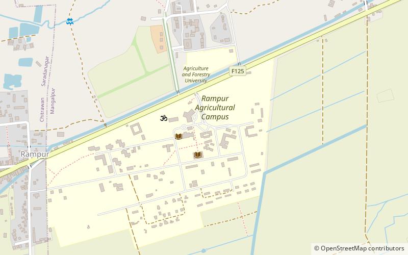agriculture and forestry university location map