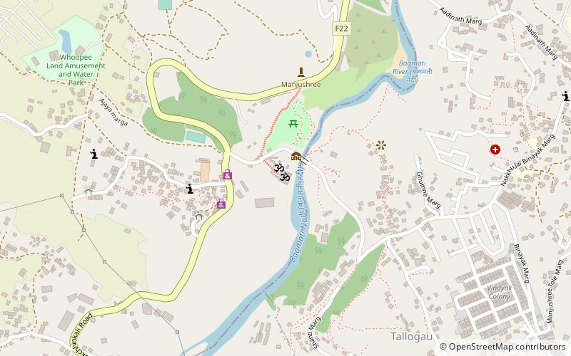 Jal Binayak Temple location map