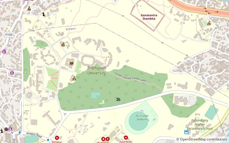 Tribhuvan-Universität location map