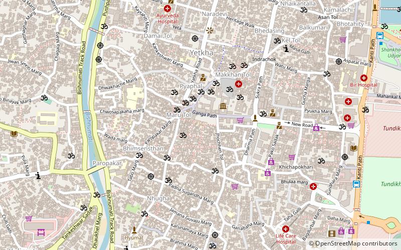 kastha mandap kathmandu location map