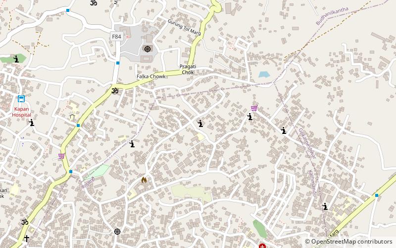 khawalung monastery kathmandu location map