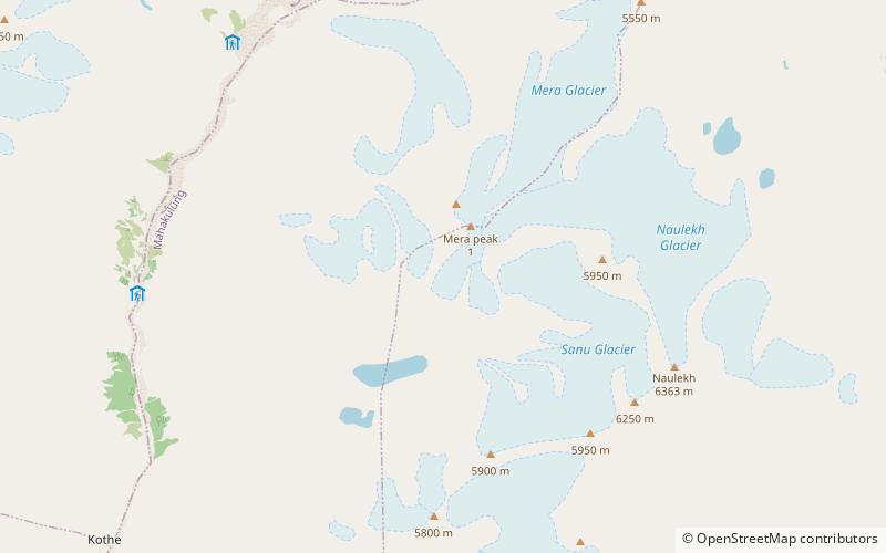 Mera Peak location map
