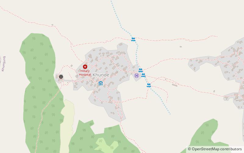 Khunde location map