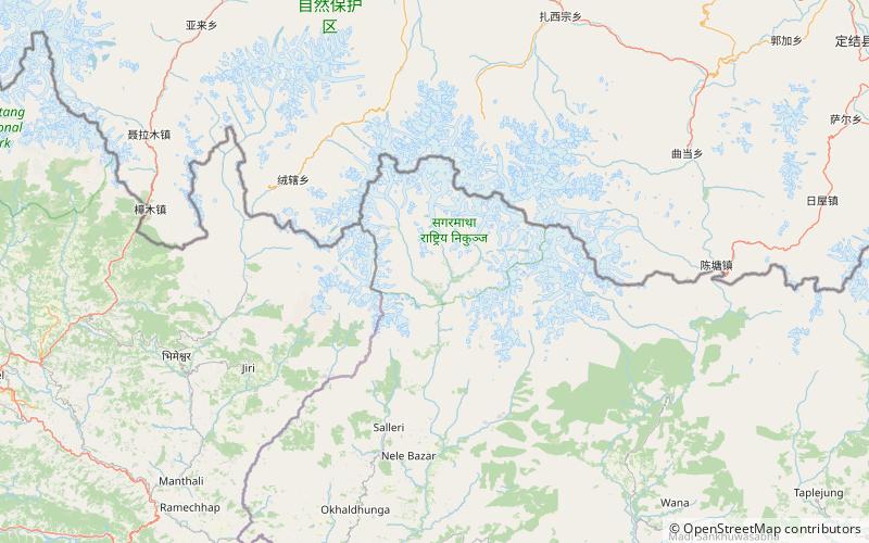 Khumbila location map