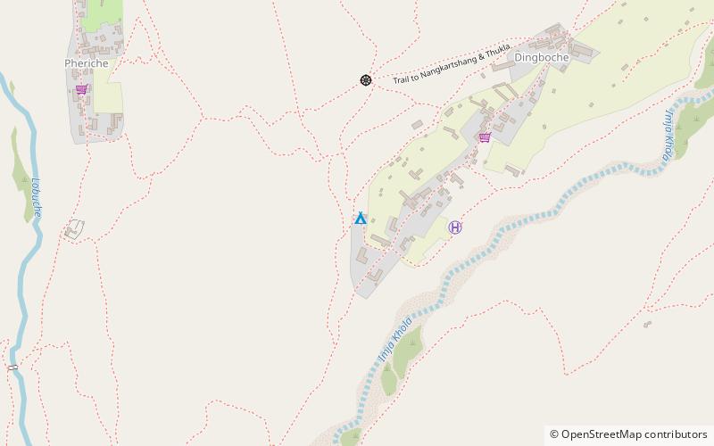 Stupa location map