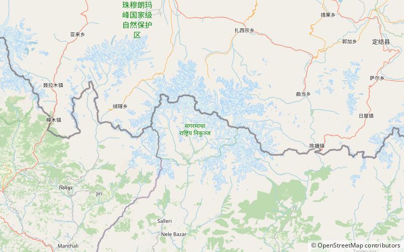 Lobuche location map