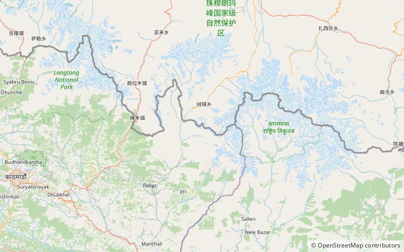 Rolwaling Himal location map