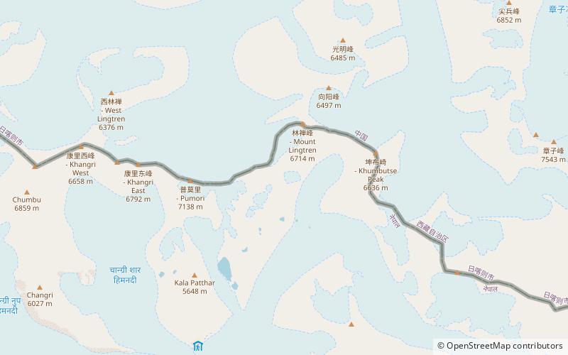 Lingtren location map