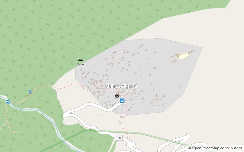 melamche village park narodowy langtang location map