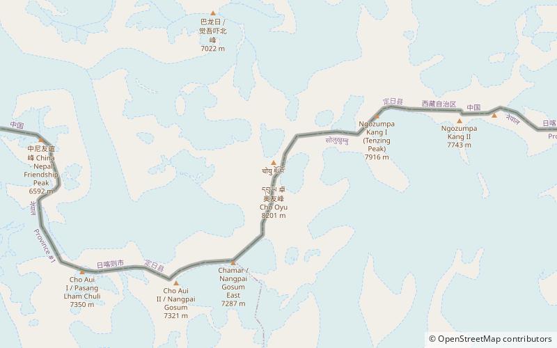 Cho Oyu location map