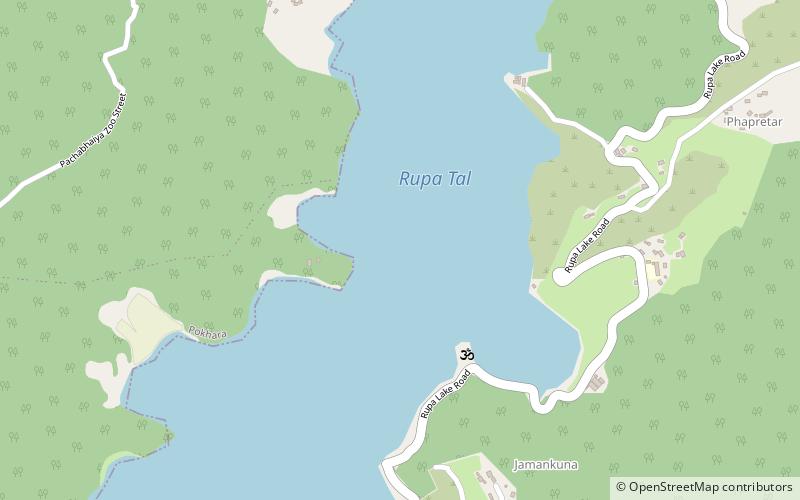 Rupa Lake location map