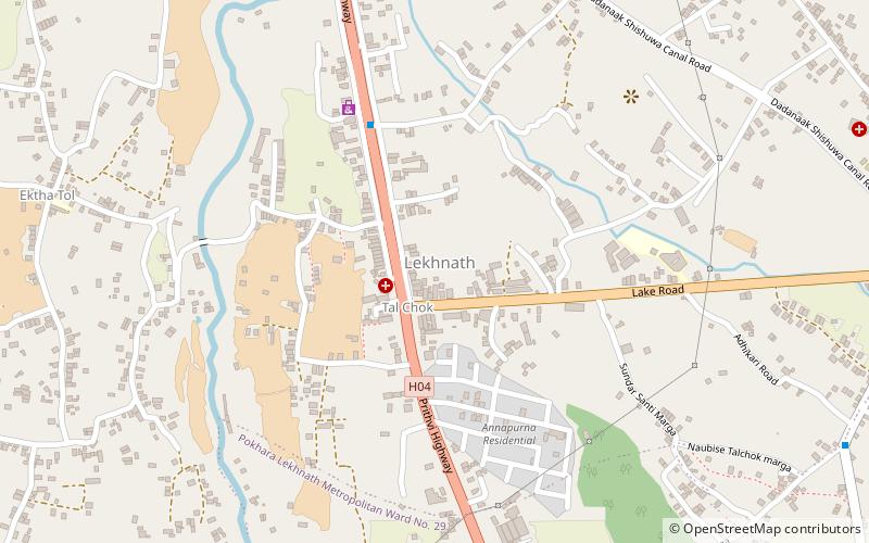 tal chowk pokhara location map