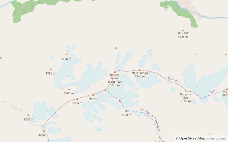 Baden-Powell Peak location map