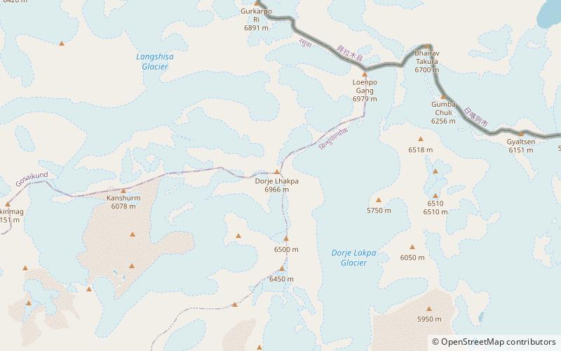 Dorje Lhakpa location map