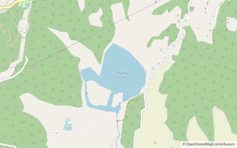 Dipang Lake location map
