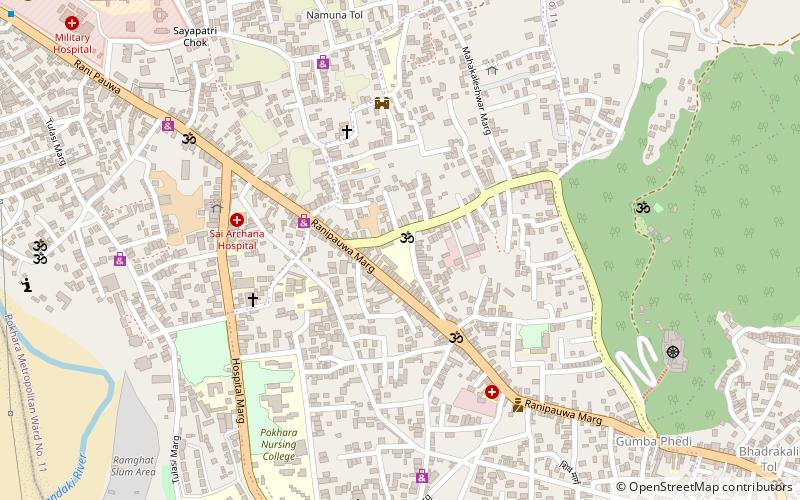 sital devi pokhara location map