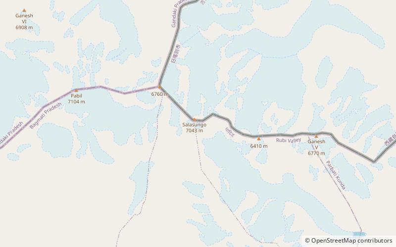 Salasungo location map
