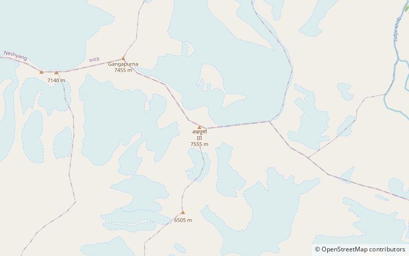 Annapurna III location map