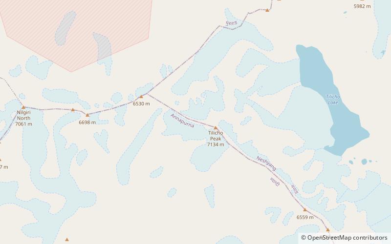 Tilicho location map