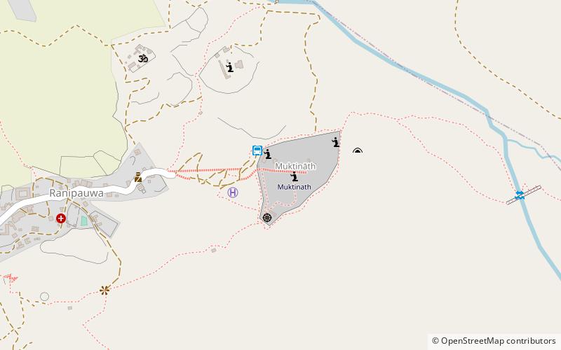 Narsingh monastery location map