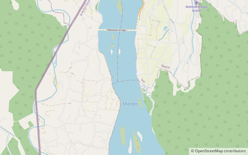 Dodhara Chandani Bridge location map