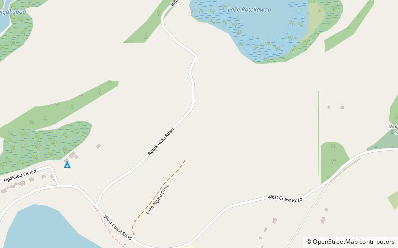 lake rotokawau location map