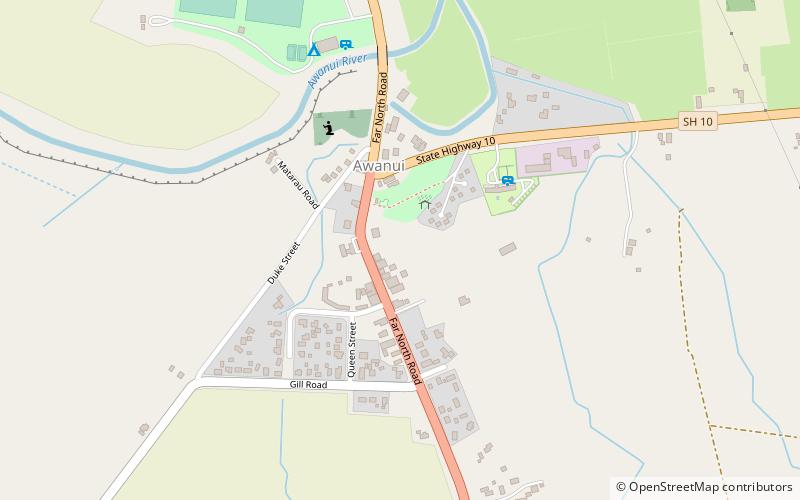 Awanui location map