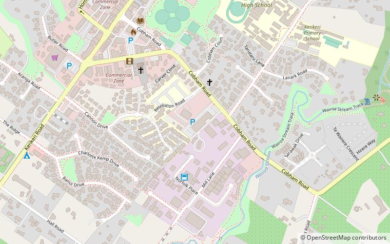 turner centre kerikeri location map