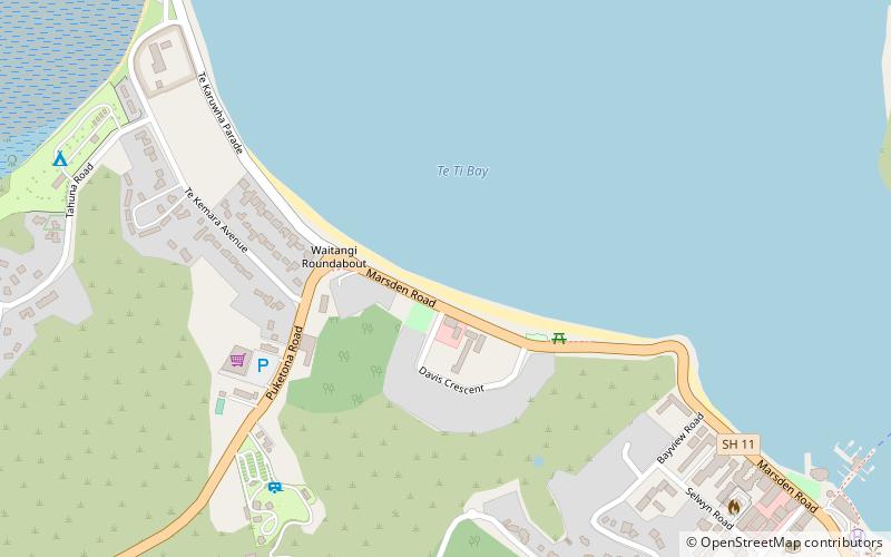 horotutu beach paihia location map