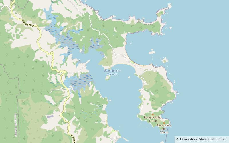 Whangaruru location map