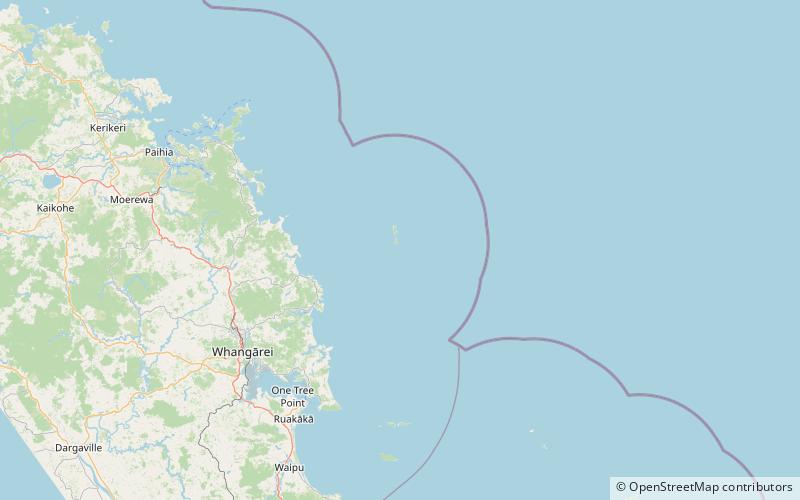 poor knights islands marine reserve location map