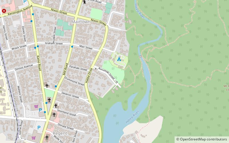 mair park whangarei location map