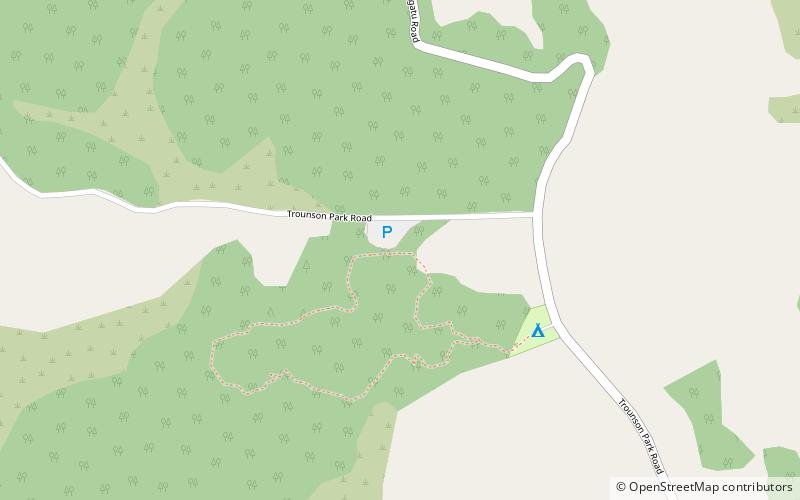 Trounson Kauri Park location map
