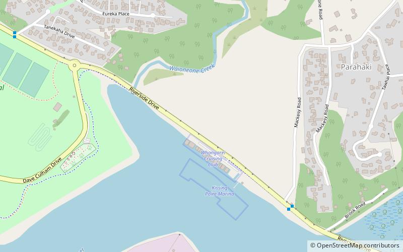 Onerahi Causeway location map