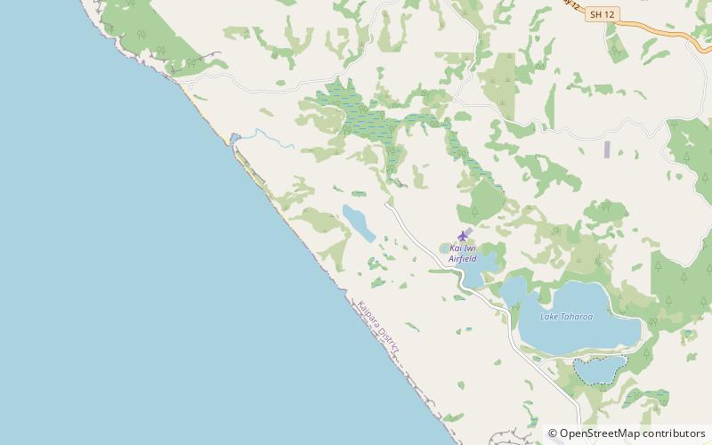 shag lake location map