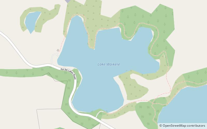 lake waikere location map