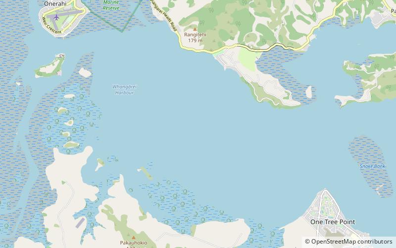 Whangarei Harbour location map