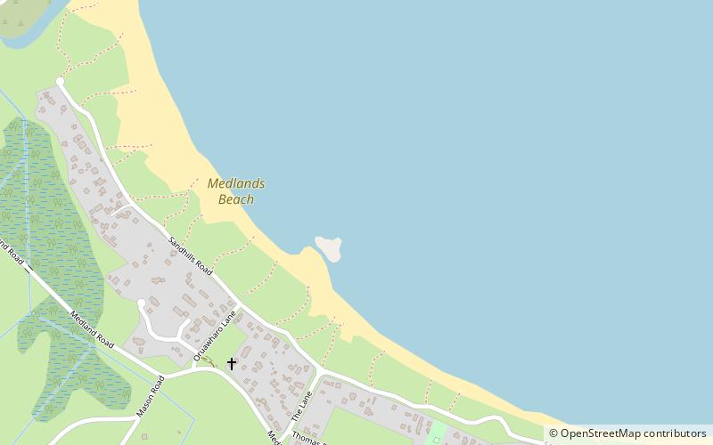 medlands beach location map
