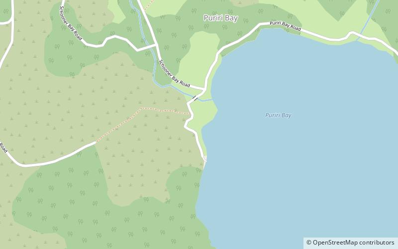 tryphena great barrier island location map