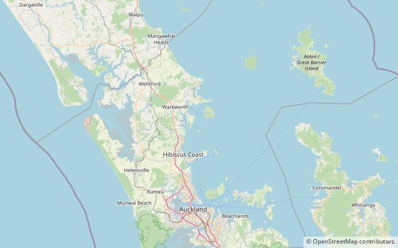 moturekareka island warkworth location map